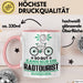 Radtourist Geschenk Tasse So Gut Kann Nur Ein Radtourist Aussehen Geschenkidee Kaffee-Becher Rosa Trendation