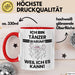 Tänzer Geschenk Tasse Lustiger Spruch Ich Bin Tänzer Warum Weil Ich Es Kann Geschenkidee Bester Tänzer Geburtstag Kaffee-Becher Rot Trendation