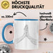 Hund Tierliebhaber Tasse Geschenk Lustige Geschenkidee Spruch Blau Trendation
