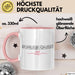 Tasse ValentinstagsGrafik mit Herzen und Lieblingsfreundin Geschenk für sie Rosa Trendation