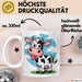 Kuh Liebhaber Tasse Geschenkidee Bauernhoftier Fan Lustiger Geschenkidee Lustig Weiß Trendation