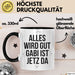 Gabi Tasse Geschenk Alles Ist Gut Gabi Ist Jetz Da Geschenkidee Becher mit Name Schwarz Trendation