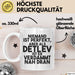 Detlev Tasse Niemand Ist Perfekt, Aber Als Detlev Ist Er Verdammt Nah Dran Weiß Trendation