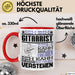 Gitarrist Geschenk Kaffee-Tasse Geschenkidee für Gitarrist Ich Bin Gitarrist Ich Kann Es Dir Erklären Jedoch Nicht Für Dich Verstehen Spruch Lustig Rot Trendation