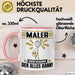Maler Tasse Geschenk für Maler Der Mann Der Alles Kann Geschenkidee zum Geburtstag Rosa Trendation