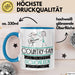 Country-Fan Weil Es Keinen Schöneren Beruf Gibt Tasse Geschenk für Eine Country-Fan Lustig Blau Trendation