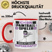 Paintballspieler Tasse Geschenk für Paintballspieler Geburtstag Lustiger Spruch Kaffee-Becher Was Ist Deine Superkraft Rot Trendation