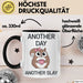 Tier Tasse Geschenk Another Day Another Slay Geschenkidee Lustig Hamster Schwarz Trendation