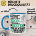 Volleyballspieler Geschenk Lustiger Spruch für Volleyballspieler Geschenkidee Bester Volleyballspieler Der Welt Blau Trendation