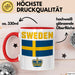Schweden Skandinavien Schwedisch Tasse Geschenk Lustige Geschenkidee Spruch Rot Trendation
