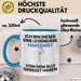 Harfenist Geschenk Tasse Lustige Geschenkidee Geburtstag für Harfenist Ich Bin Dieser Legendäre Harfenist Von Dem Alle Geredet Haben Kaffee-Becher Blau Trendation