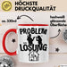 Handwerker Tasse Geschenk für Dachdecker Maler Männer Geschenkidee Problem und Lösung Handwerk Hausmeister Rot Trendation