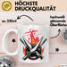 Koch Tasse Geschenkidee Hobbykoch Lustiger Spruch Geschenkidee Lustig Weiß Trendation