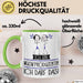Geschenk für Musikproduzentin Tasse Lustige Geschenkidee Geburtstag Ich Bin Musikproduzentin Ich Darf Das Grün Trendation