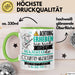 Country-Musikerin Tasse Geschenk Lustiger Spruch Bitte Erheben Sie Sich Seine Majestät Die Country-Musikerin Betritt Den Raum Grün Trendation