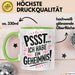 Big Sister Ältere Geschwister Schwestern Tasse Becher Geschenk Lustige Geschenkidee Spruch Ich Habe Ein Geheimnis Grün Trendation
