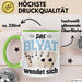 Poker Tasse Geschenk Das Blyat Wendet Sich Spruch Geschenkidee Grün Trendation