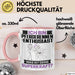 Pferderennen-Enthusiast Tasse Geschenk für Pferderennen-Enthusiast Geburtstag Lustiger Spruch Kaffee-Becher Was Ist Deine Superkraft Rosa Trendation