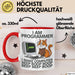 IT Techniker Computeringenieur Tasse Geschenk Lustige Geschenkidee Spruch Ich Bin Eine Programmierer Katze Rot Trendation