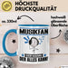 Musikfan Tasse Geschenk für Musikfan Der Mann Der Alles Kann Geschenkidee zum Geburtstag Blau Trendation