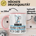 Geschenk für Harfenistin Tasse Lustige Geschenkidee Geburtstag Ich Bin Harfenistin Ich Darf Das Rosa Trendation