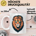 Löwenkunst Sonnenbrille Tasse Geschenk Lustige Geschenkidee Spruch Weiß Trendation
