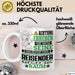 Reisender Geschenk Tasse Lustiger Spruch Erheben Sie Sich Der Reisender Betritt den Raum Weiß Trendation