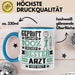 Arzt Geschenk Lustiger Spruch für Arzt Geschenkidee Bester Arzt Der Welt Blau Trendation