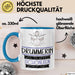 Drummerin Weil Es Keinen Schöneren Beruf Gibt Tasse Geschenk für Eine Drummerin Lustig Blau Trendation