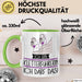 Geschenk für Kletterführerin Tasse Lustige Geschenkidee Geburtstag Ich Bin Kletterführerin Ich Darf Das Grün Trendation