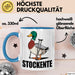 Stockente Tasse Geschenk Lustige Geschenkidee Spruch Stockente Blau Trendation