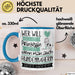 Hundennäherin Tasse Geschenk Spruch Wer Will Schon Prinzessin Sein Wenn Man Auch Hundennäherin Sein Kann Blau Trendation