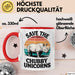 Nashorn Tasse Geschenk Lustige Geschenkidee Spruch Rettet Die Moppeligen Einhörner Rot Trendation