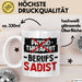 Physiotherapeut Physiotherapie Tasse Geschenk Lustige Geschenkidee Spruch Physiotherapeut Berufs Sadist Weiß Trendation