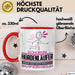 Hürdenläufer Geschenk Tasse Ich Bin Hürdenläufer Aber Sag Doch Einfach Superheld Lustige Geschenkdiee für Hürdenläufer Kaffee-Becher Rot Trendation
