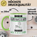 Hundemasseurin Tasse Geschenk Ich Bin Hundemasseurin Warum Weil Ich Es Kann Geschenkidee Geburtstag Grün Trendation