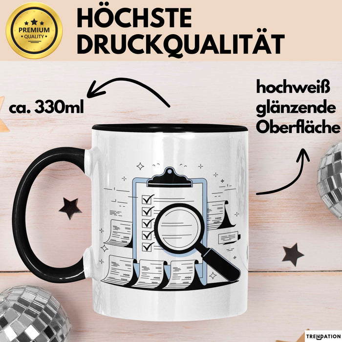 Wirtschaftsprüfer Tasse Geschenk Lustige Geschenkidee Spruch Für Detail Prüfer Trendation