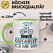 Geschenk für Radfahrerin Tasse Lustige Geschenkidee Geburtstag Ich Bin Radfahrerin Ich Darf Das Grün Trendation