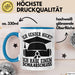 Gendern Tasse Geschenkidee Ich Gender Nicht Ich Habe Einen Schulabschluss Kaffee-Becher Blau Trendation