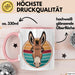 Retro Esel Tasse Geschenk Lustige Geschenkidee Spruch Rosa Trendation