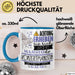 Konzertpianistin Tasse Geschenk Lustiger Spruch Bitte Erheben Sie Sich Seine Majestät Die Konzertpianistin Betritt Den Raum Blau Trendation