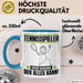Tennisspieler Tasse Geschenk für Tennisspieler Der Mann Der Alles Kann Geschenkidee zum Geburtstag Blau Trendation