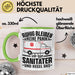 Sanitäter Tasse Geschenk Ruhig Bleiben Ich Bin Sanitäter Und Regel Das Geschenkidee Rettungssanitäter Grün Trendation