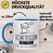 Schriftstellerin Geschenk Tasse Becher Die Frau Die Allen Kann Geschenkidee für eine Schriftstellerin Lustig Blau Trendation