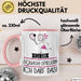 Geschenk für Squash-Spielerin Tasse Lustige Geschenkidee Geburtstag Ich Bin Squash-Spielerin Ich Darf Das Rosa Trendation