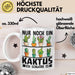 Kaktus-Sammler Tasse Geschenk Nur Noch Ein Kaktus Ich Schwöre Es Weiß Trendation