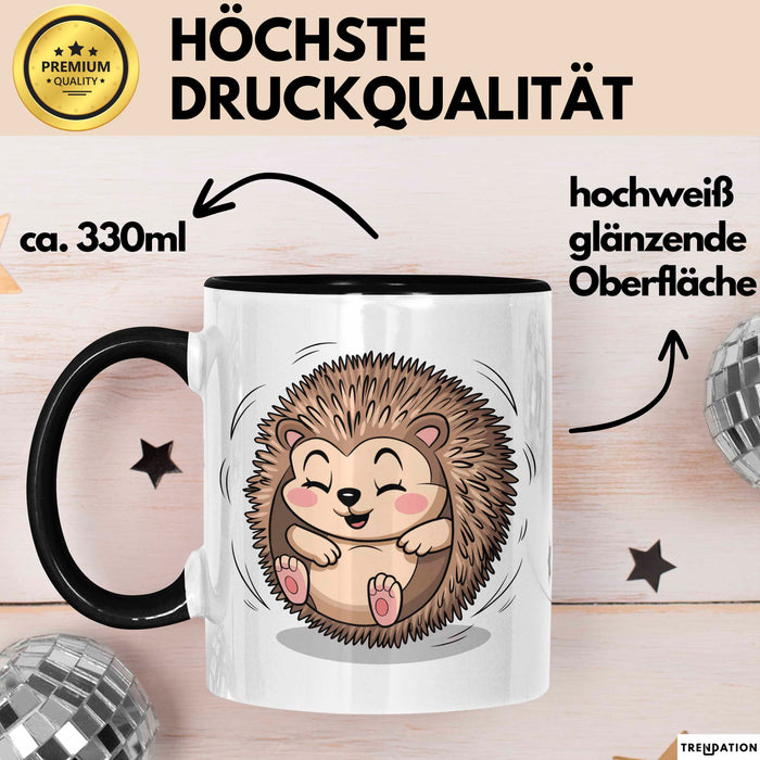 Igel Liebhaber Tasse Geschenkidee für Tierfreunde Trendation