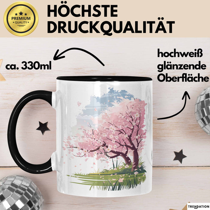 Frühlingszeit Tasse Geschenkidee für Naturliebhaber Trendation