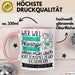 Katzenspielzeug-Designerin Tasse Geschenk Spruch Wer Will Schon Prinzessin Sein Wenn Man Auch Katzenspielzeug-Designerin Sein Kann Rosa Trendation