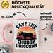 Nashorn Tasse Geschenk Lustige Geschenkidee Spruch Rettet Die Moppeligen Einhörner Rosa Trendation